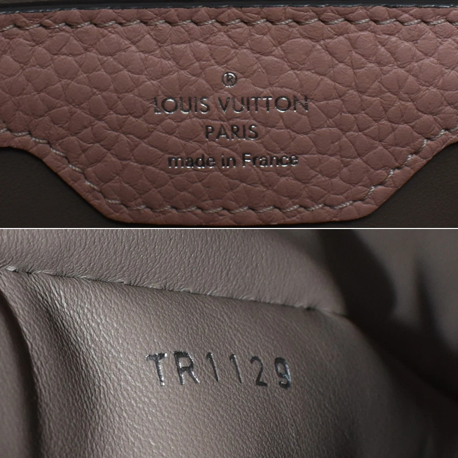 Louis Vuitton Magnolia Taurillon Leather Capucines MM