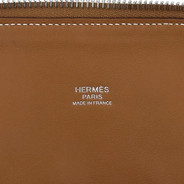 Hermes 2019 (Stamp D) Gold Taurillon Clemence Leather Bolide 31 Bag