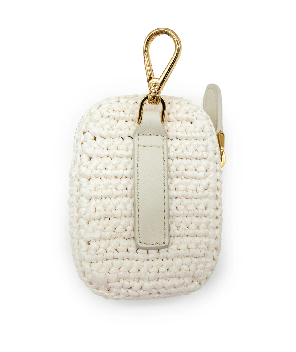 Prada White Re-Edition 2005 Crochet Bag