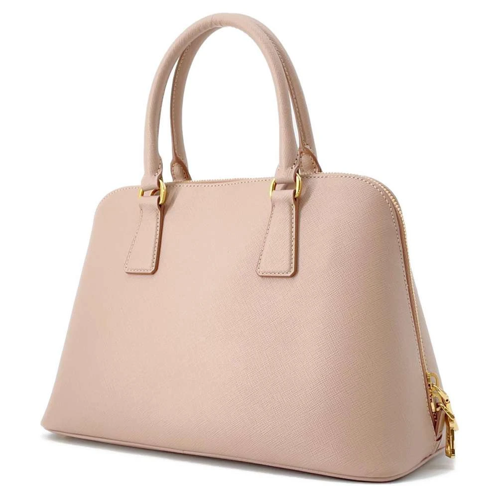 Prada Pink Saffiano Leather Tote Bag