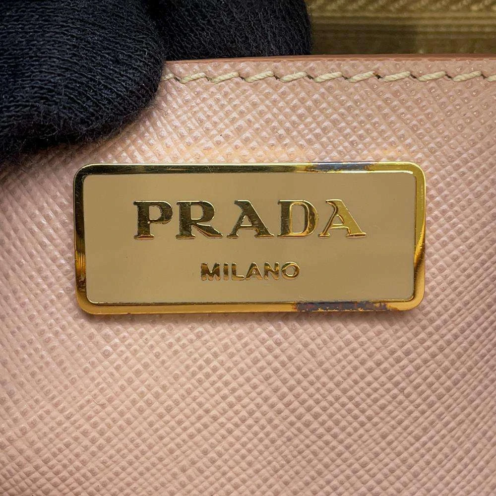 Prada Pink Saffiano Leather Tote Bag